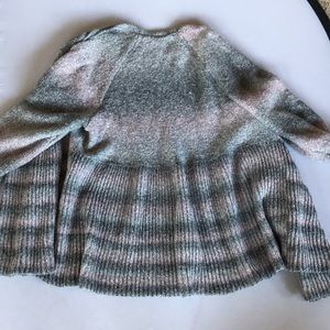torrid Sweaters - Torrid Gray Pink Open Cardigan torrid Sweaters - Torrid Gray Pink Open Cardigan